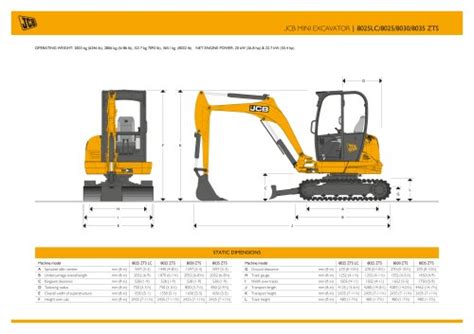 jcb 8035 mini excavator iso sae|jcb 8025 engine specs.